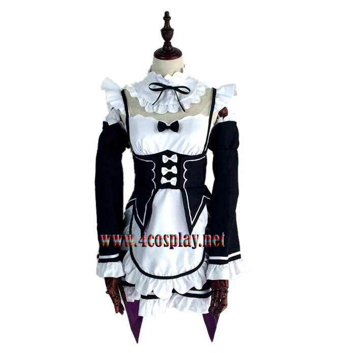 Re：Life in a different world from zero Cosplay Costume レム Rem Costume Maid Clothing