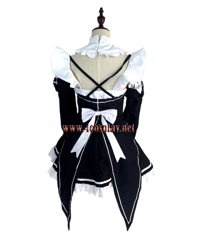 Re：Life in a different world from zero Cosplay Costume ラム Ram Costume Maid Clothing