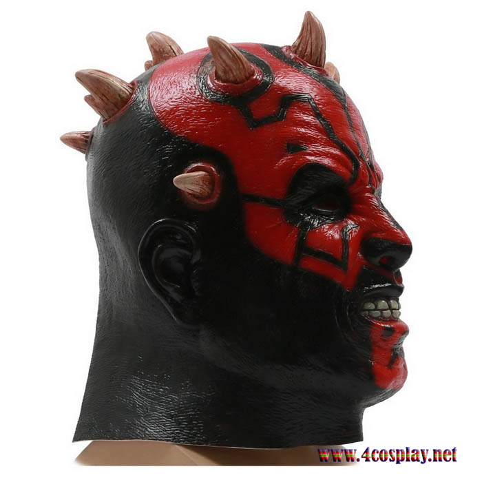 Star Wars Cosplay Darth Maul Cosplay Mask Halloween Horror Mask