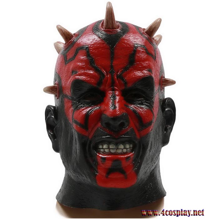 Star Wars Cosplay Darth Maul Cosplay Mask Halloween Horror Mask