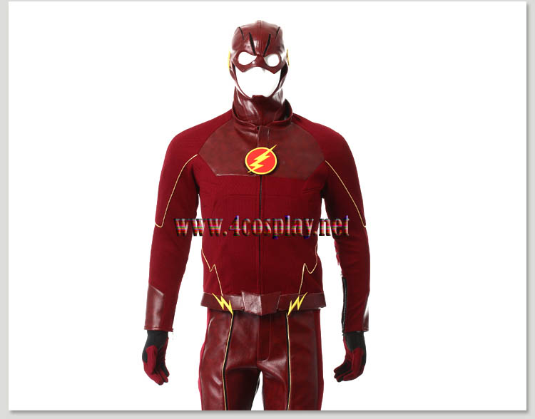 The Flash Cosplay Costume Flashman Outfit Red Battleframe Uniform