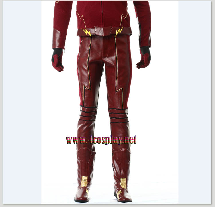 The Flash Cosplay Costume Flashman Outfit Red Battleframe Uniform