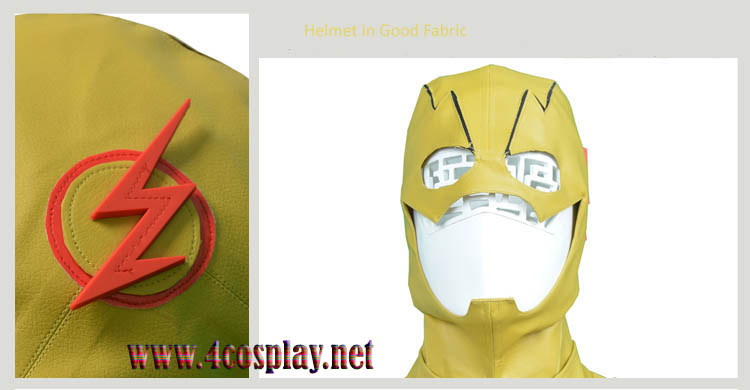 The Flash Cosplay Reverse Flash Cosplay Leather Clothing Costume