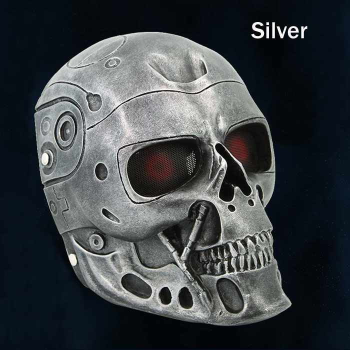 The Terminator Movie T-800 Robot Cosplay Mask