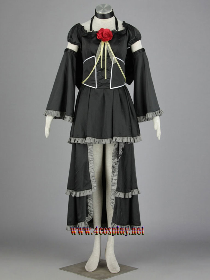 Vocaloid Family Alluring Secret Black Vow Kagamine Rin Cosplay Costume