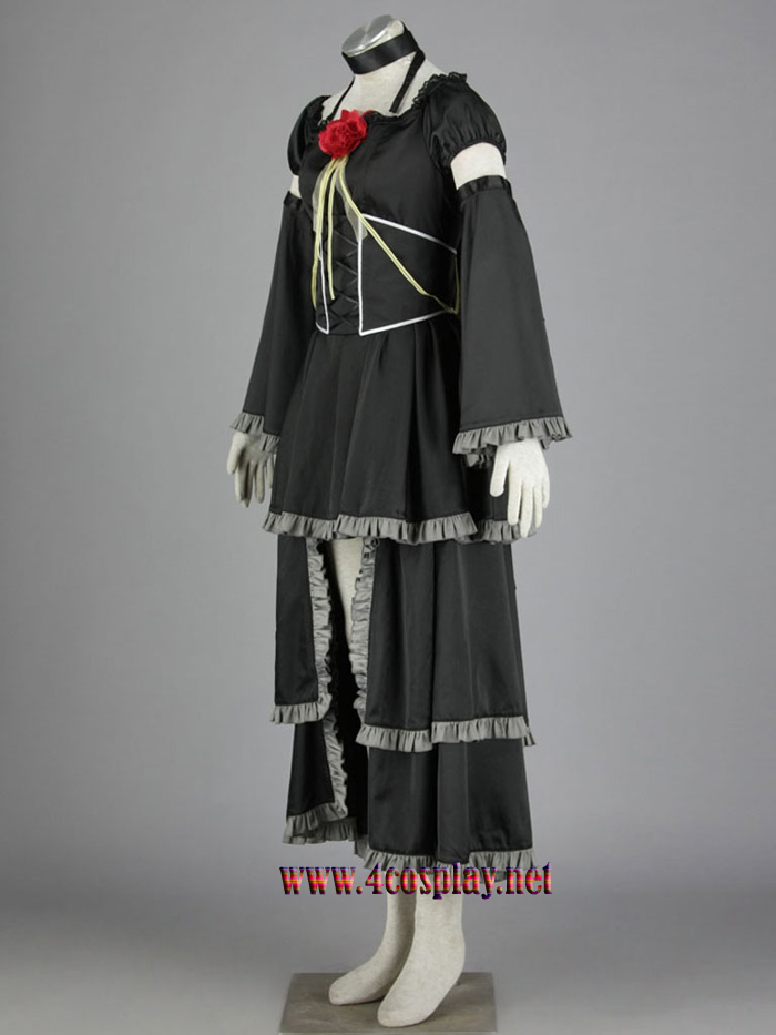 Vocaloid Family Alluring Secret Black Vow Kagamine Rin Cosplay Costume