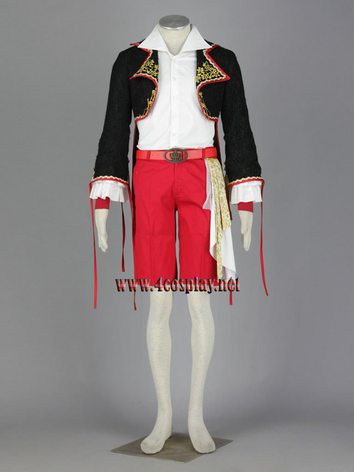 Vocaloid Family Sandplay Kagamine Len Cosplay Costume