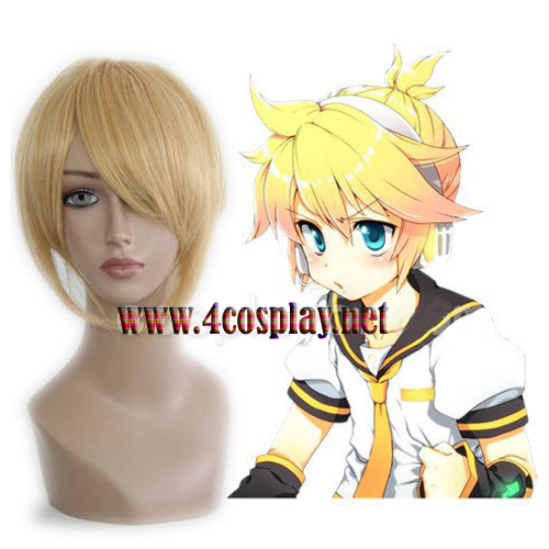 Vocaloid Kagamine Len Cosplay Wig Golden