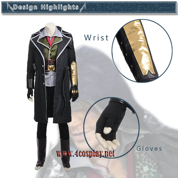 Fantasia Ezio Assassins Creed Masculina Luxo Cosplay